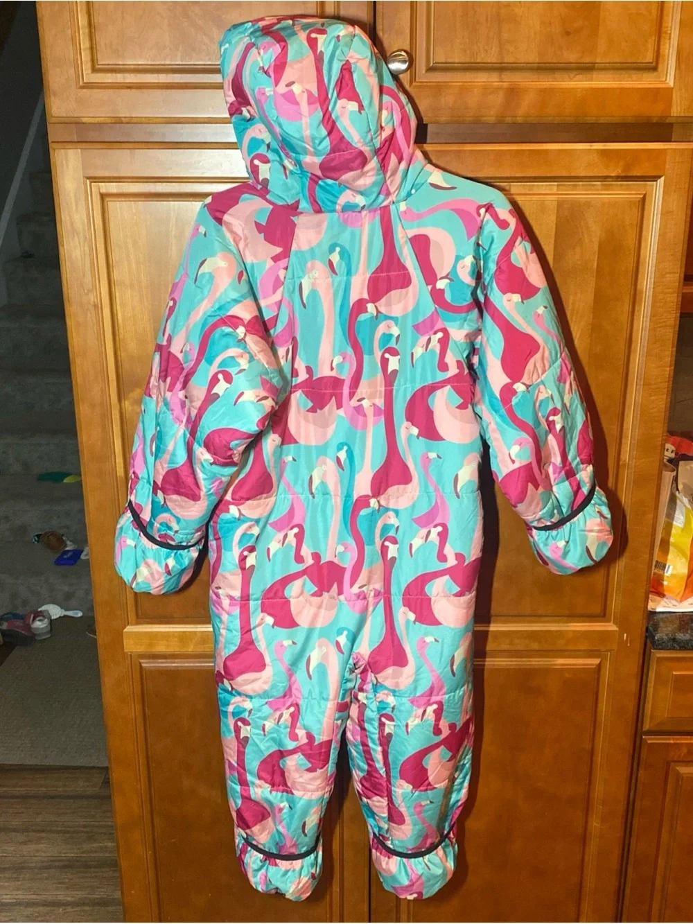 Selk’ Bag Wearable Sleeping Bag Kids Medium Flamingo Pink/Blue Camping